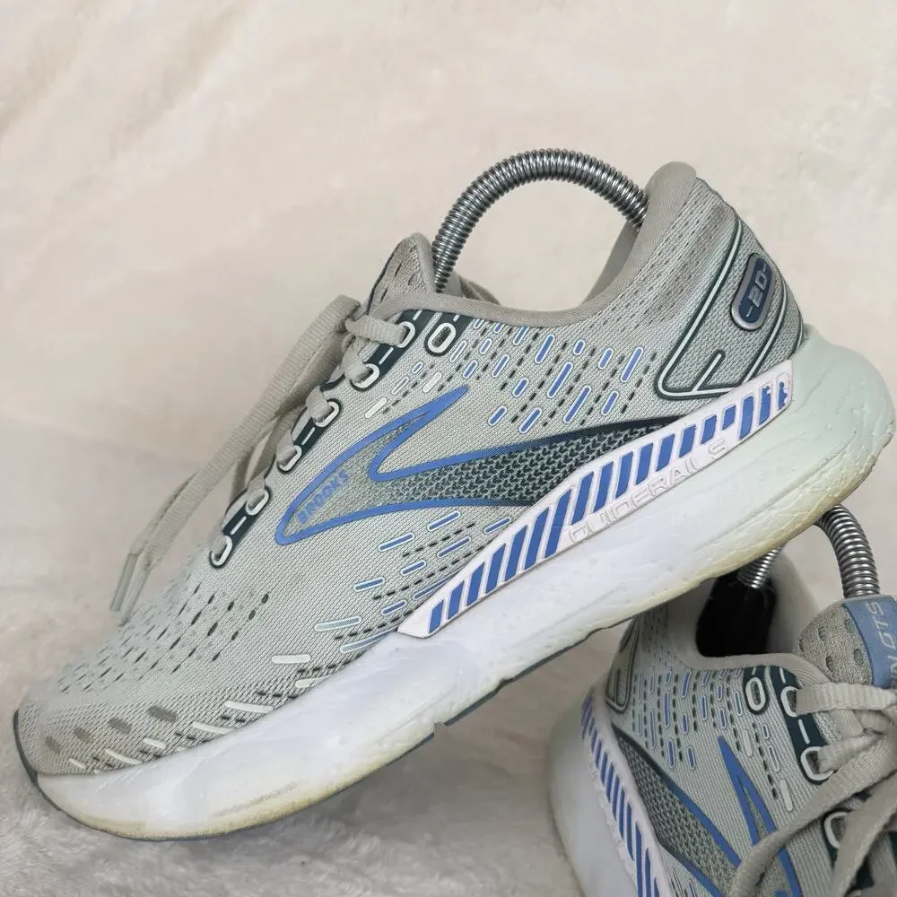 Brooks Glycerin GTS 20 Women’s Size 10 M Running Shoes Light Cool Blue